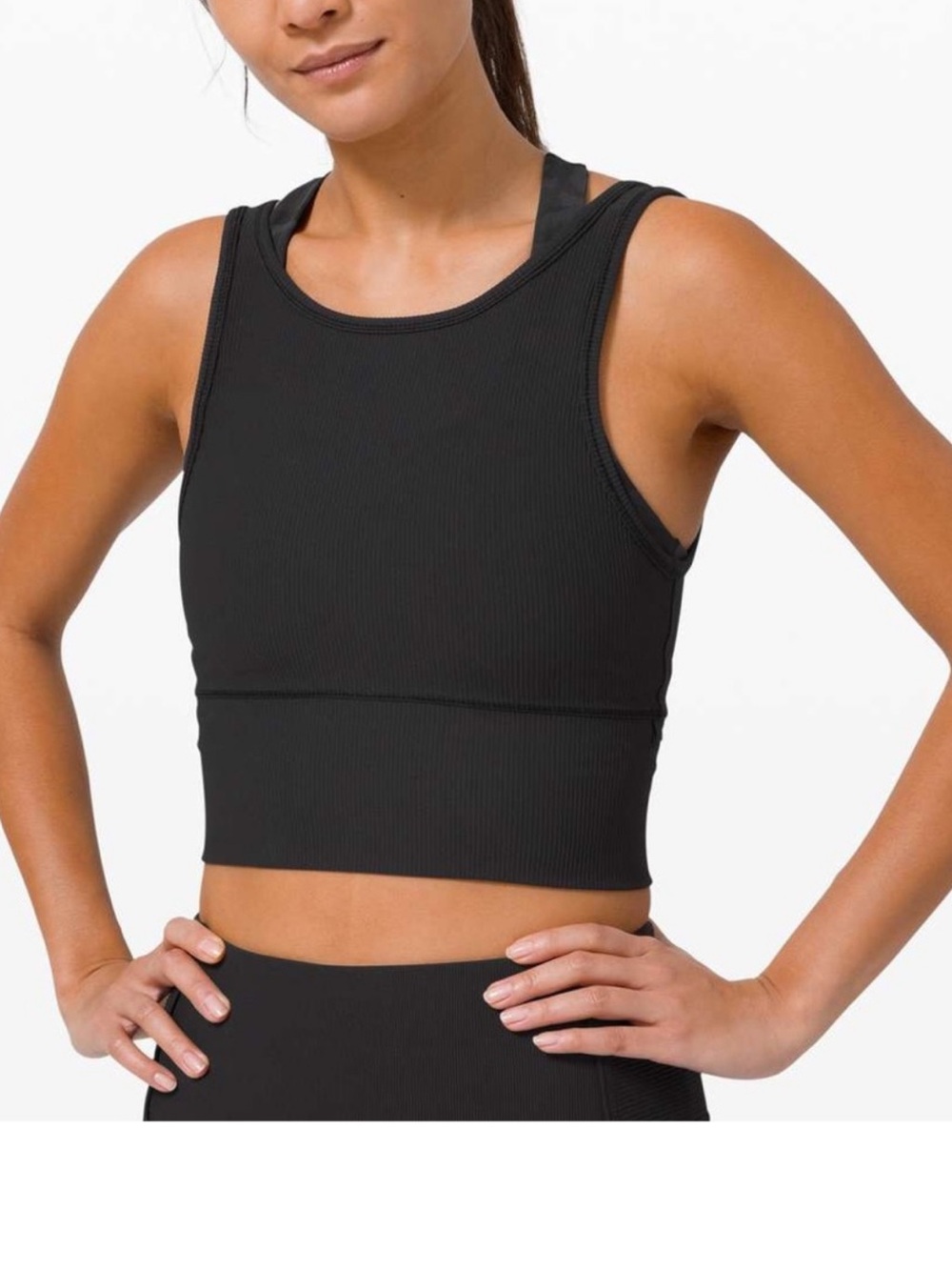Lululemon power pivot tank bra size 4